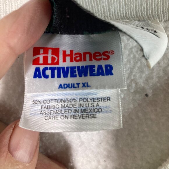 Hanes Vintage Explorations Love the Cats Sweatshirt Prisoc XL - Picture 8 of 14